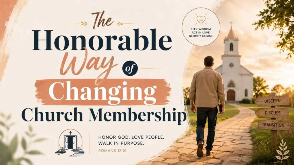 The Honorable Way of Changing Church Membership