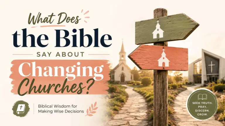 What Does the Bible Say About Changing Churches?