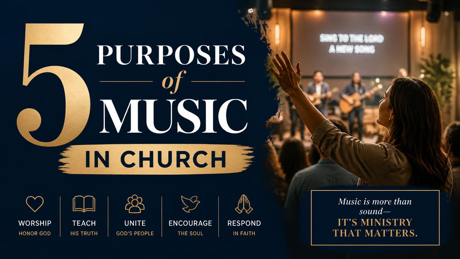 5 Purposes of Music in Church