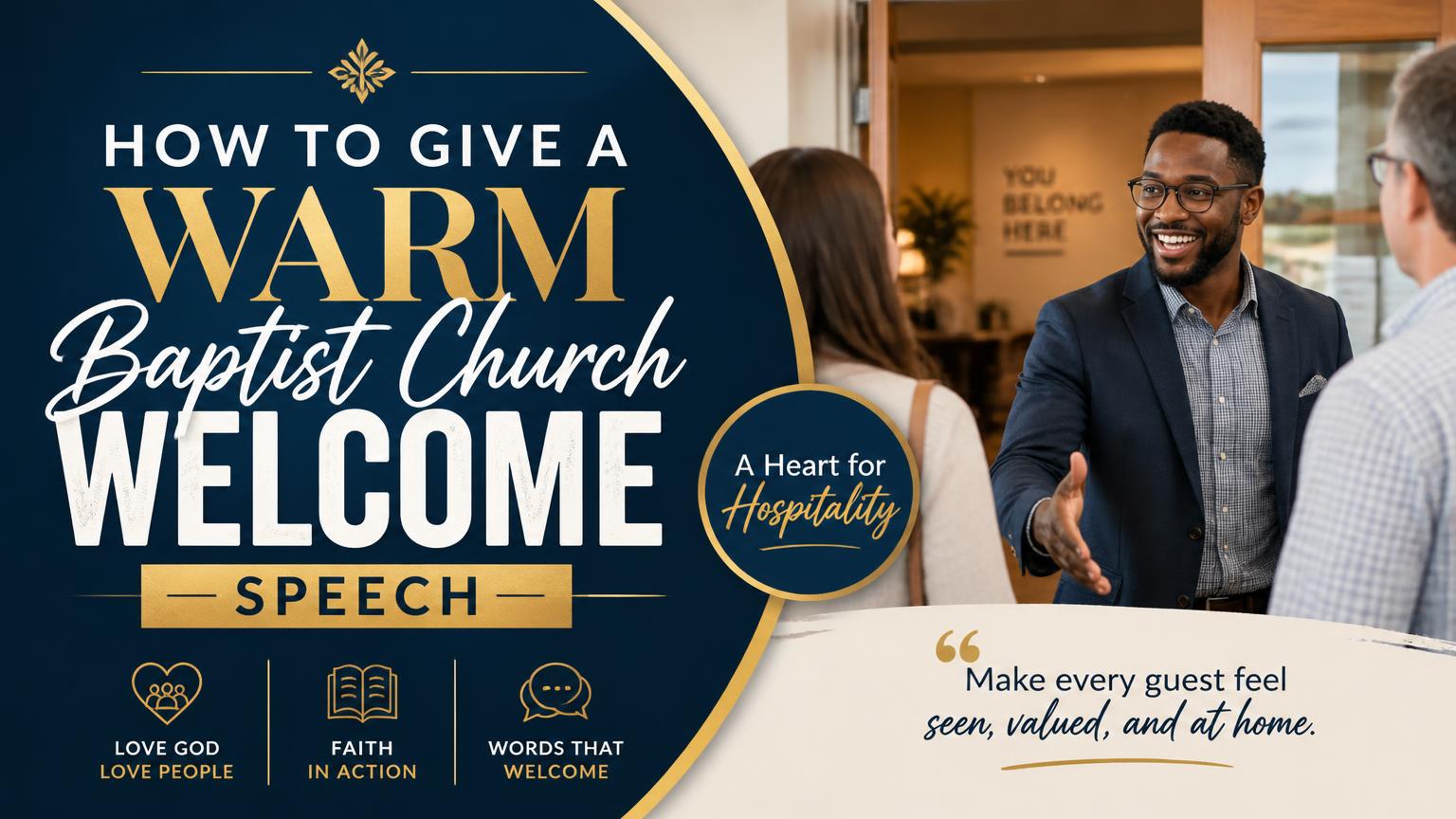 Baptist Church Welcome Speech