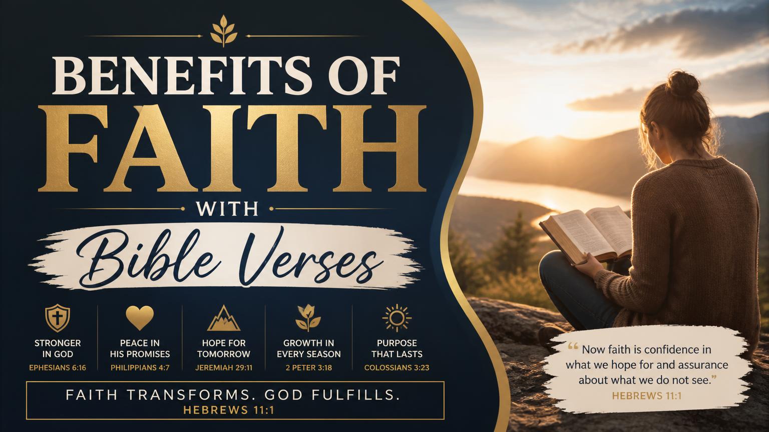 Benefits of Faith With Bible Verses