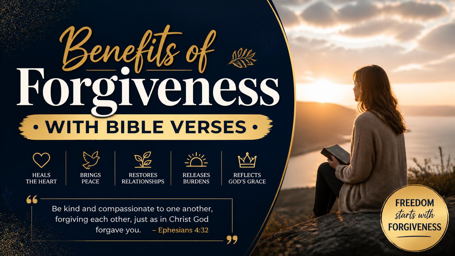 Benefits of Forgiveness With Bible Verses