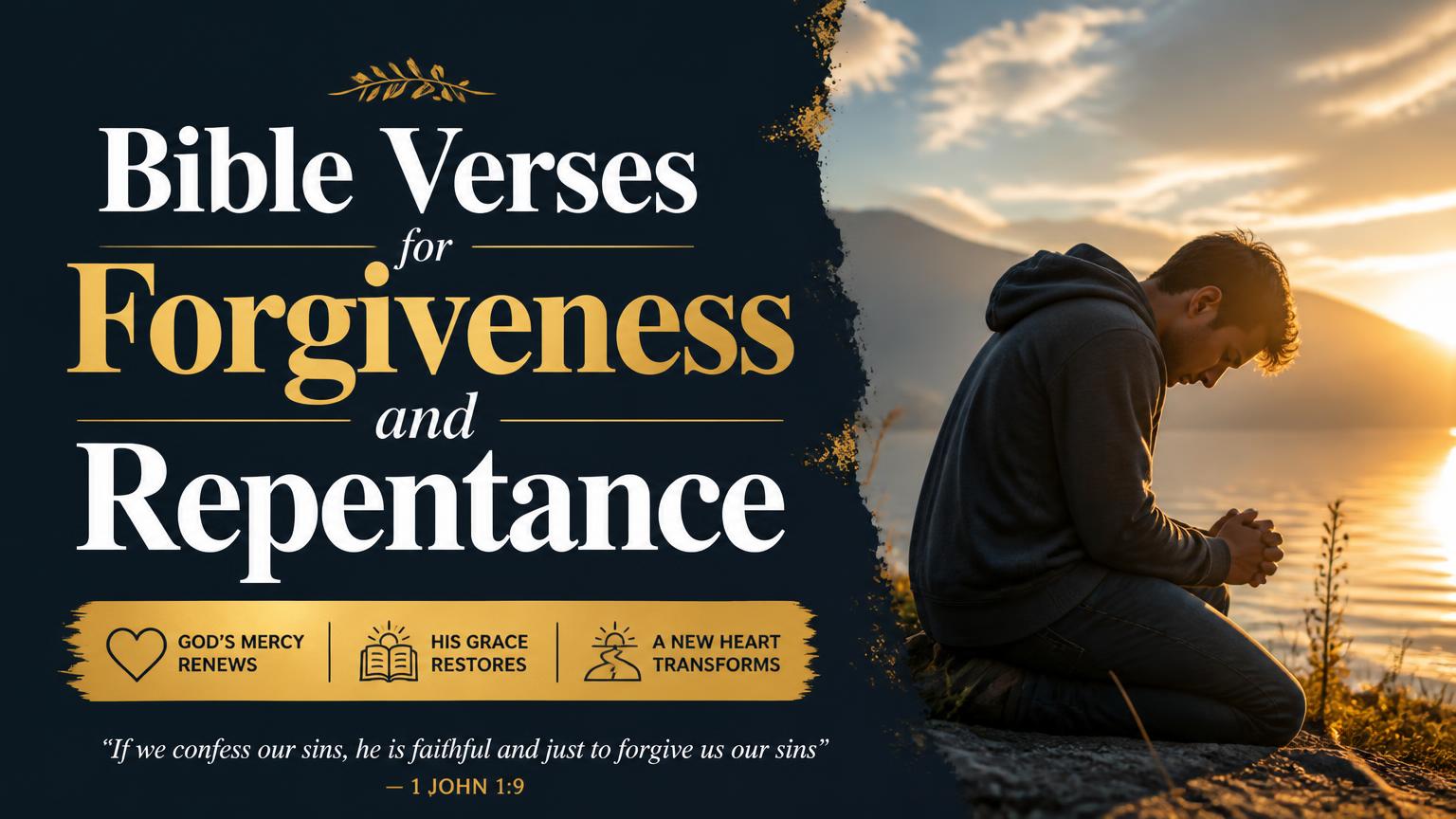 Bible Verses for Forgiveness and Repentance