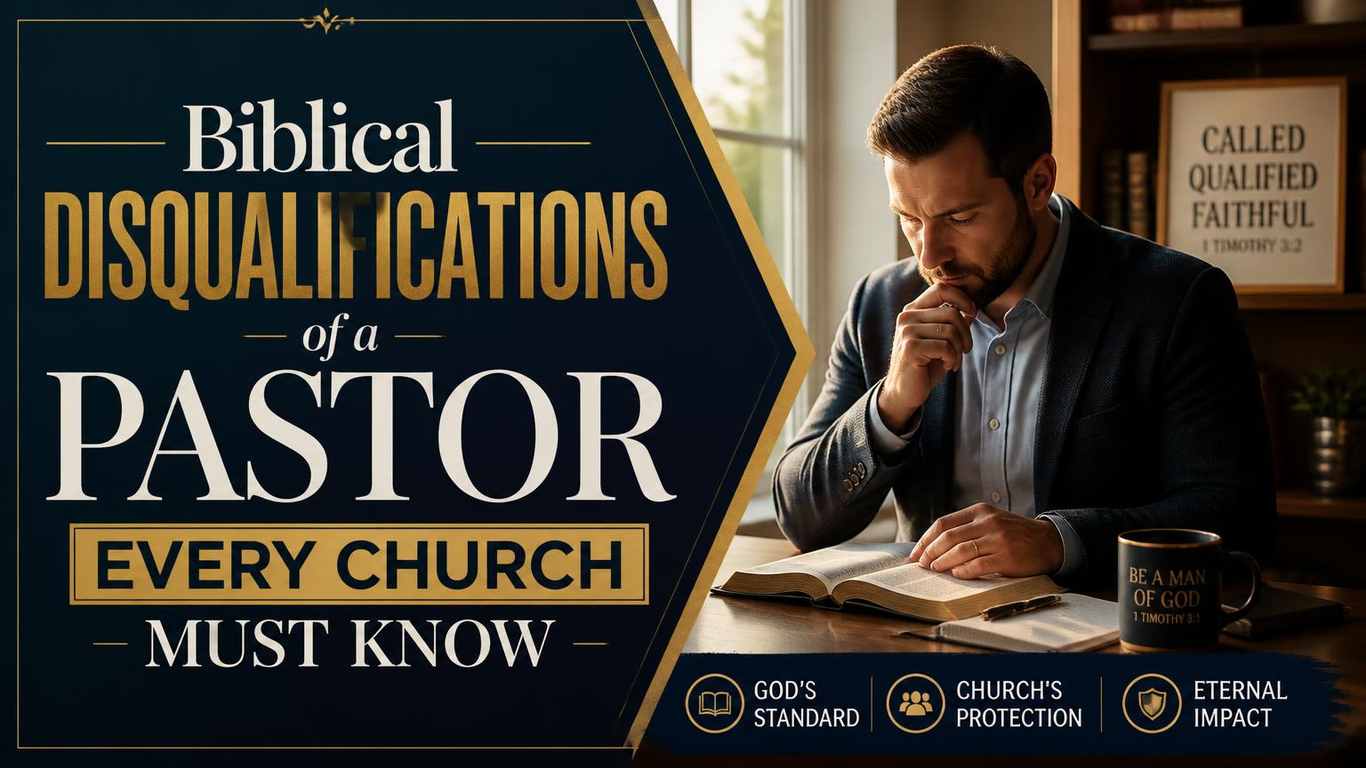 Biblical Disqualifications of a Pastor