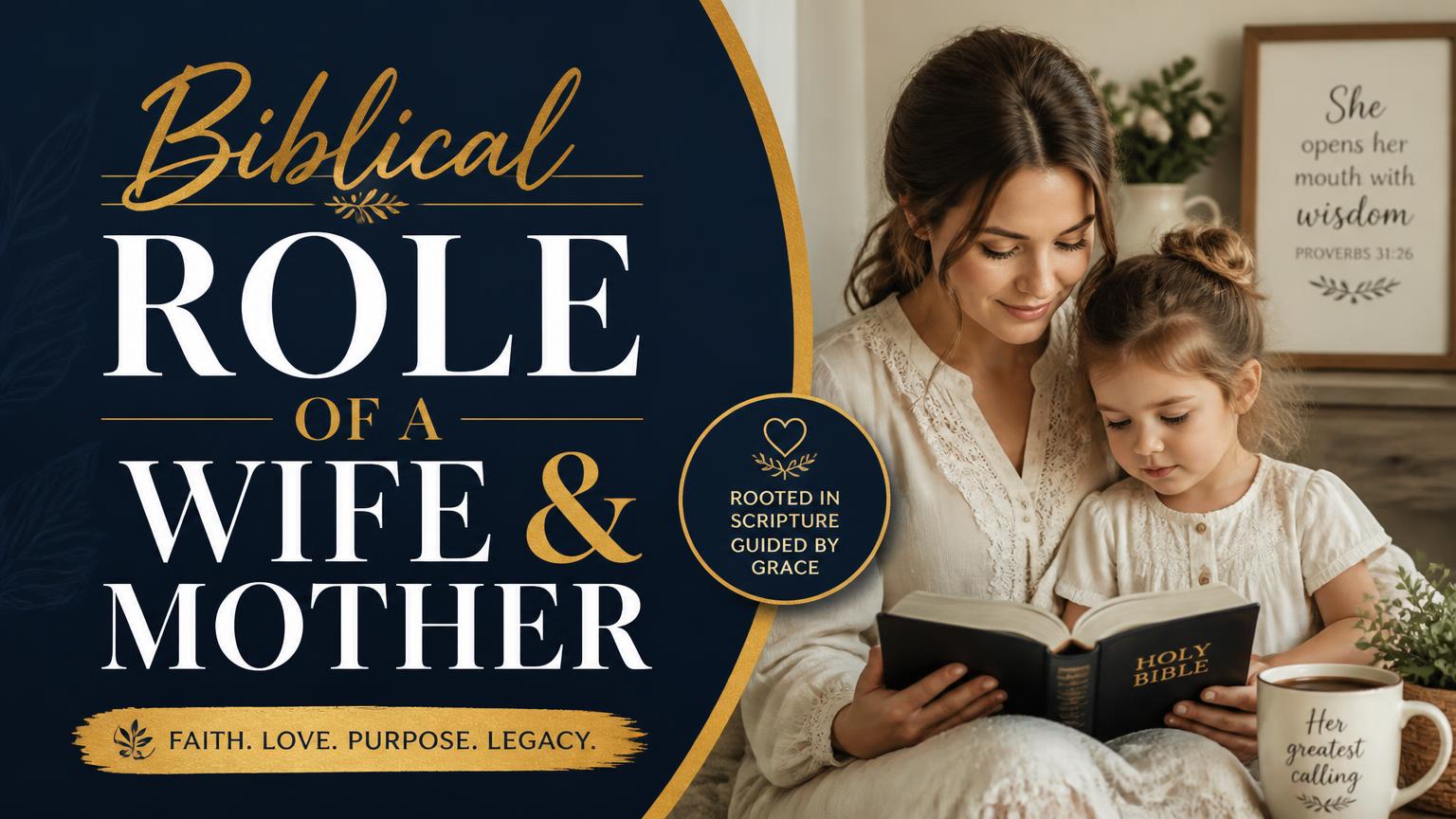 Biblical Role of a Wife and Mother