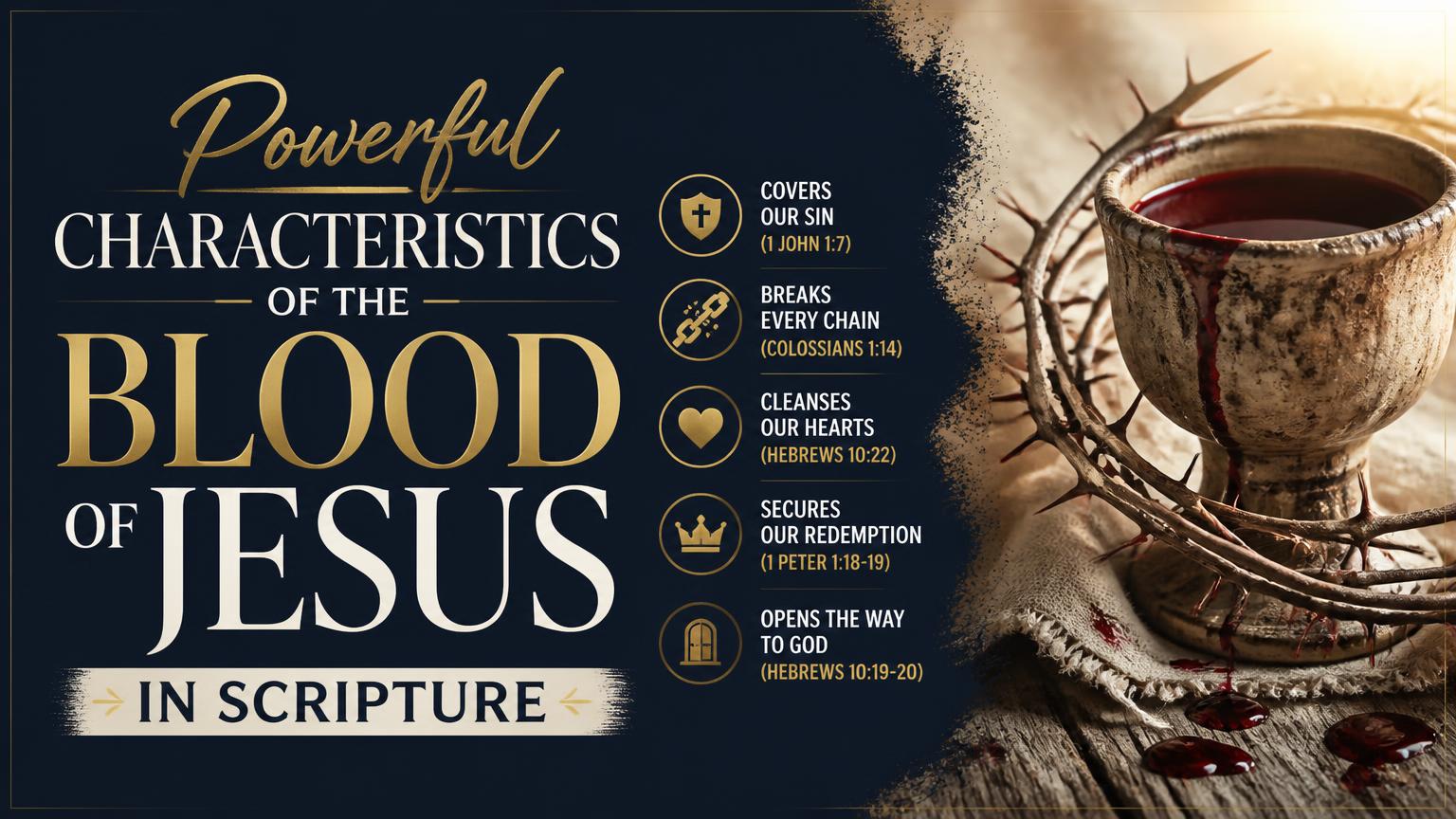Characteristics of the Blood of Jesus