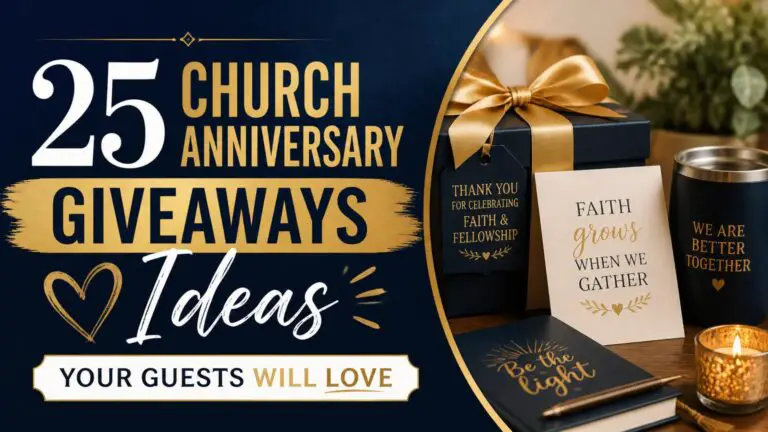 25 Church Anniversary Giveaways Ideas Your Guests Will Love