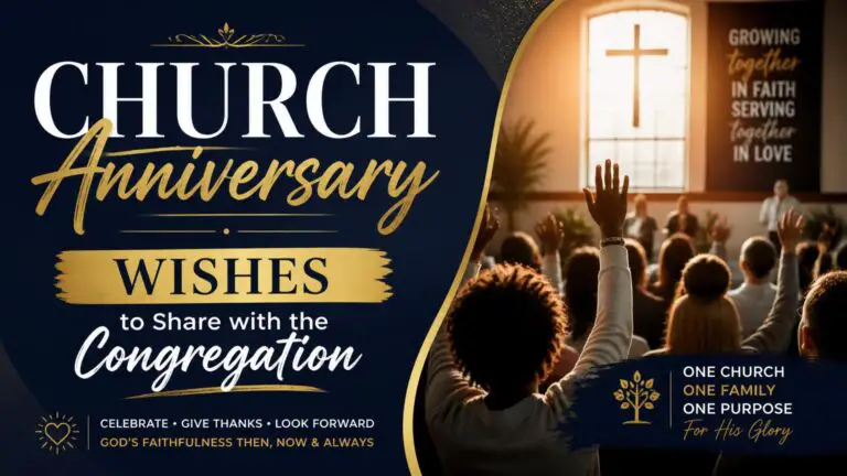 Church Anniversary Wishes to Share with the Congregation