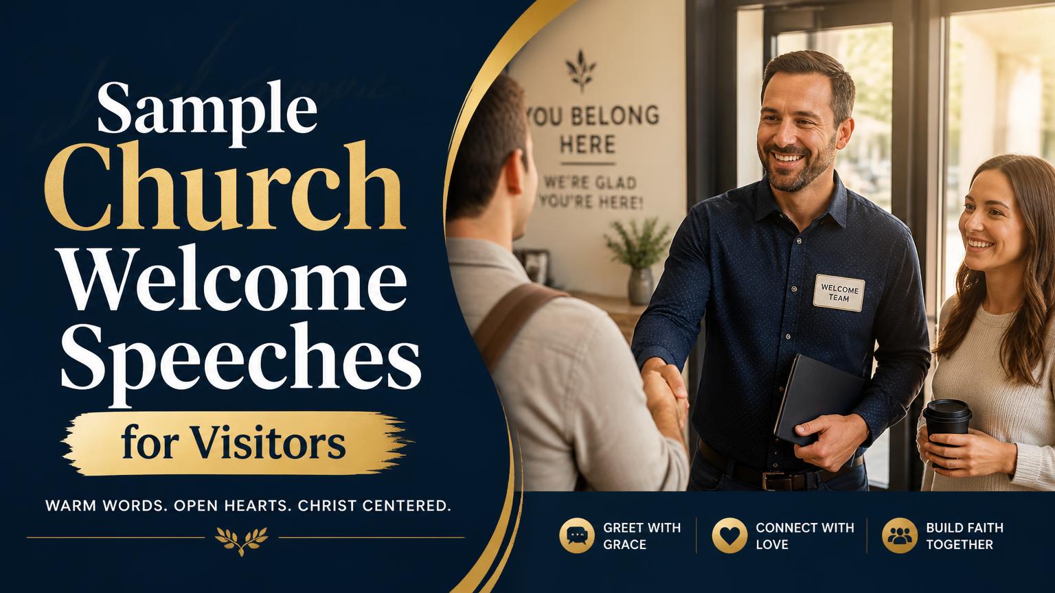 Church Welcome Speech for Visitors