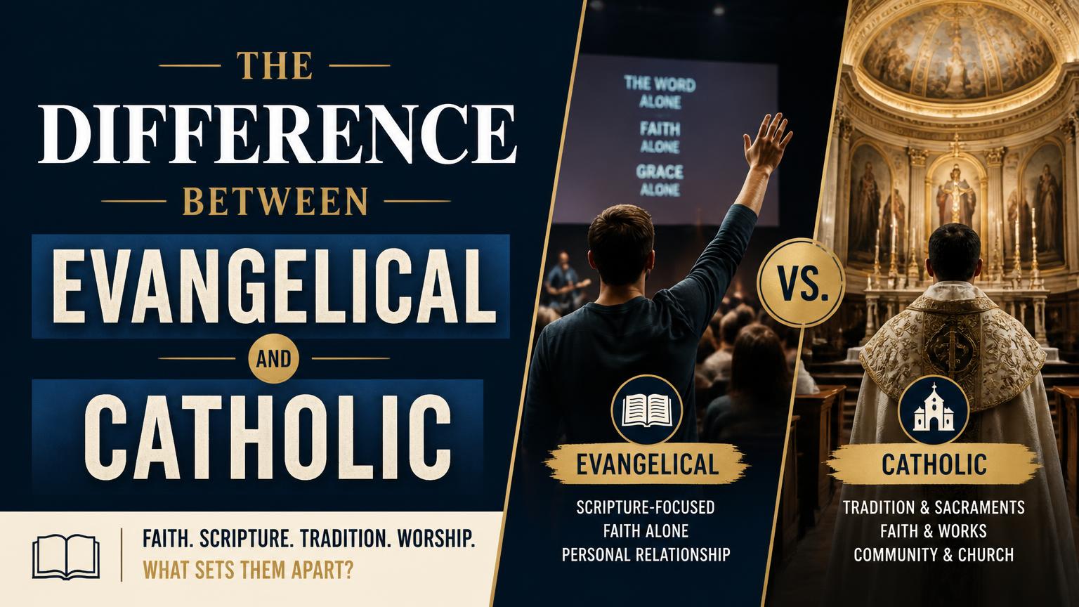Difference Between Evangelical and Catholic