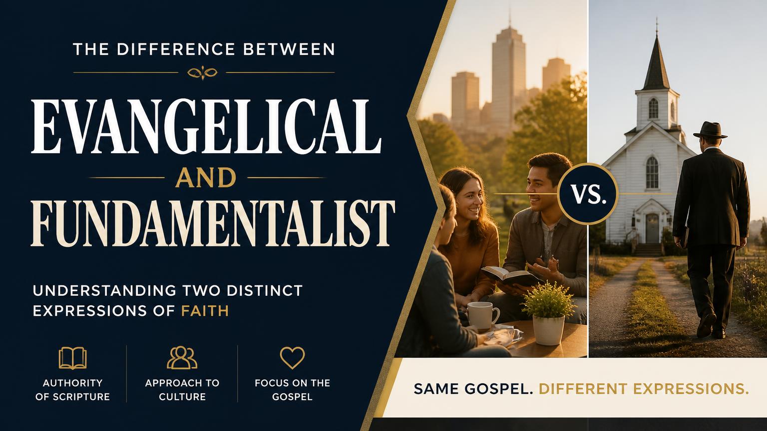 Difference Between Evangelical and Fundamentalist