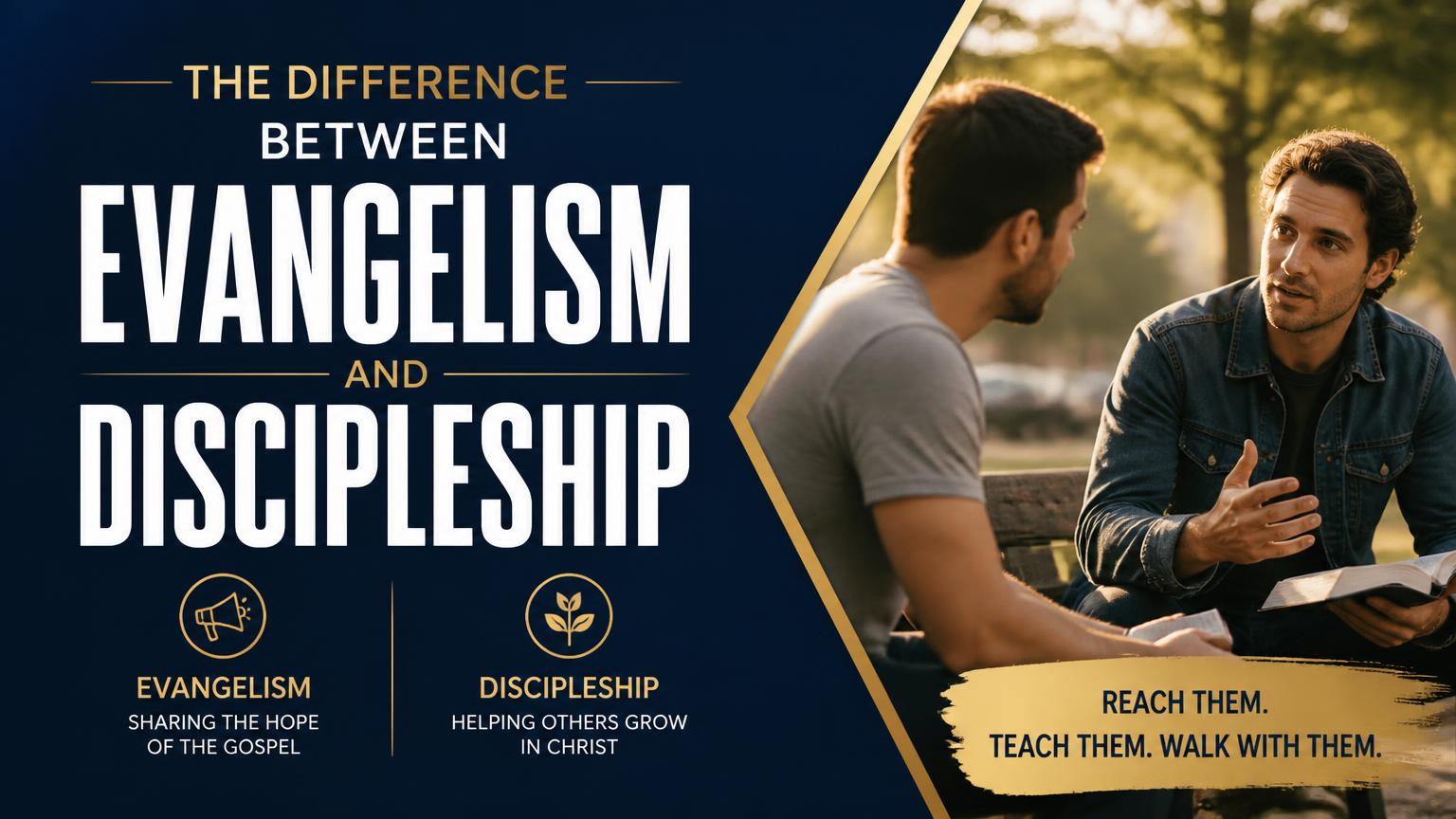 Difference Between Evangelism and Discipleship