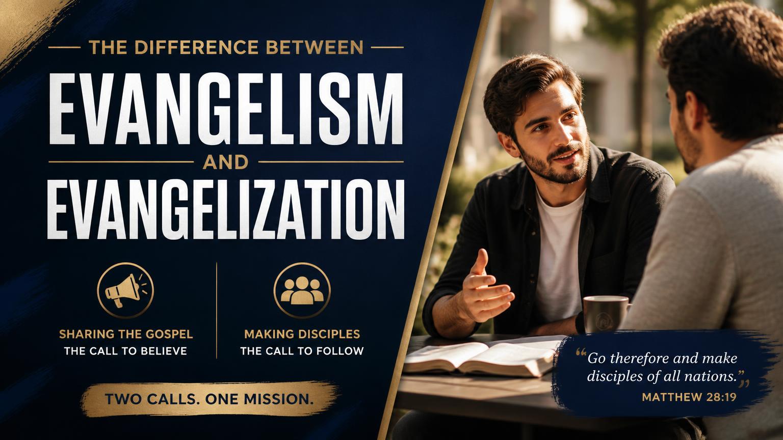 Difference Between Evangelism and Evangelization