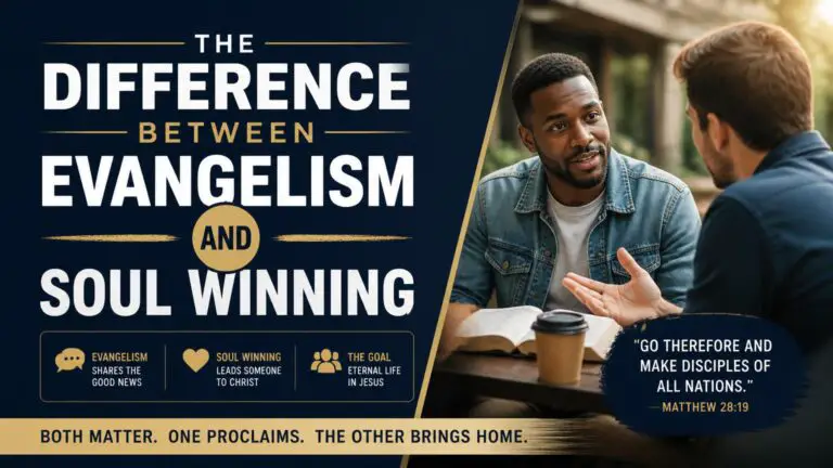 The Difference Between Evangelism and Soul Winning