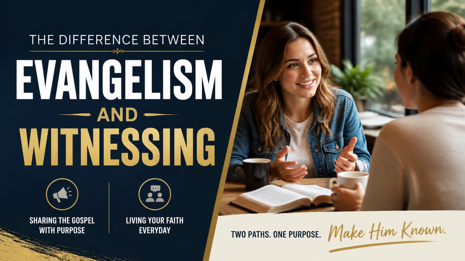Difference Between Evangelism and Witnessing