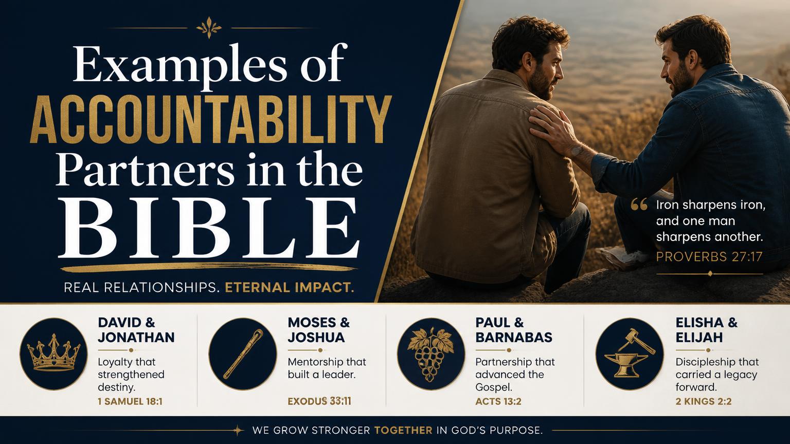 Examples of Accountability Partners in the Bible