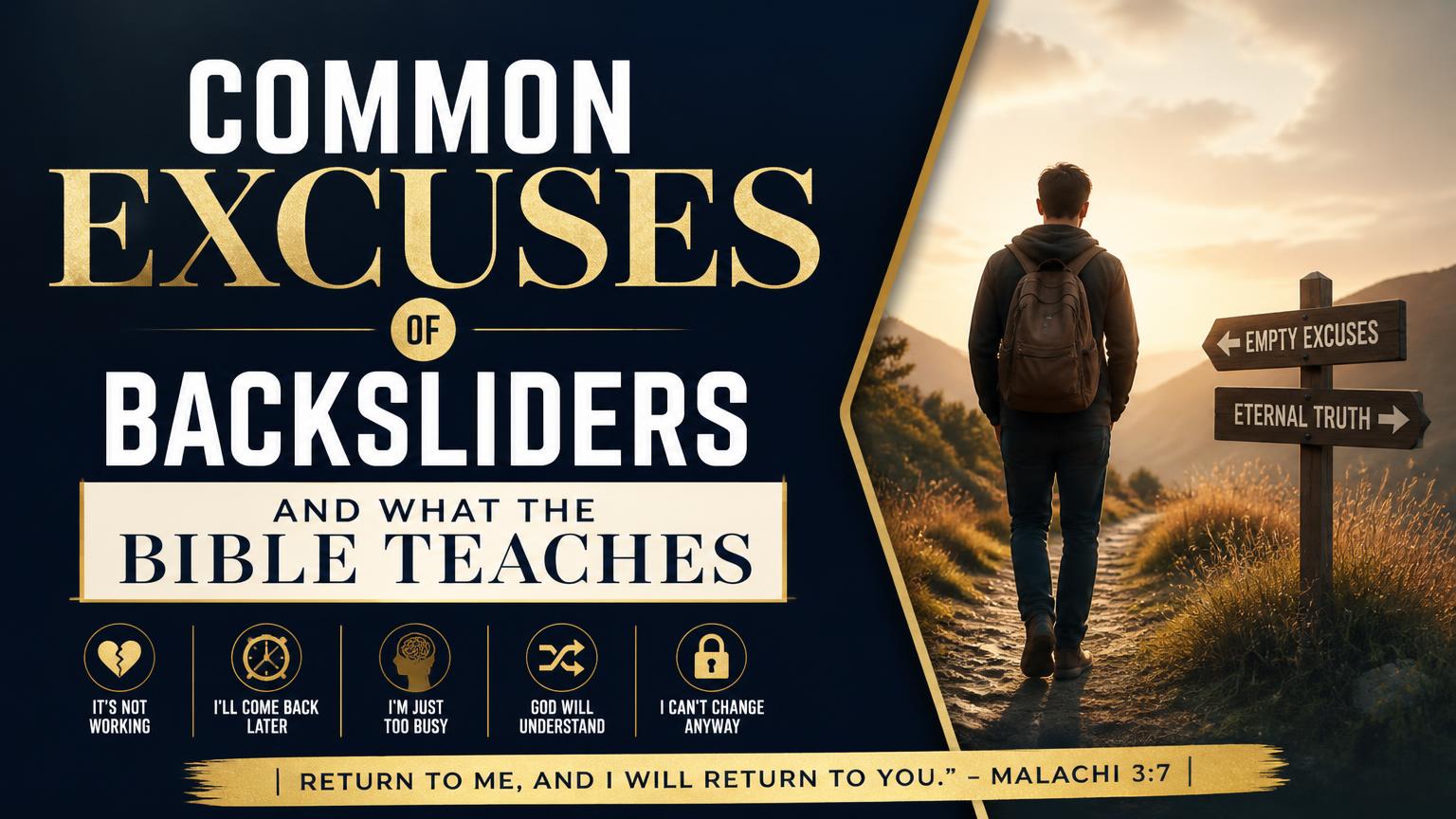 Excuses of Backsliders
