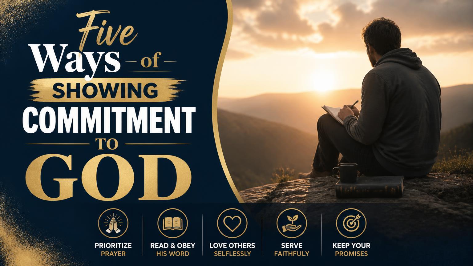 Five Ways of Showing Commitment to God
