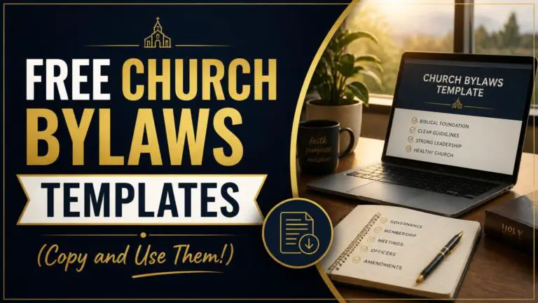 Free Church Bylaws Templates (Copy and Use Them!)