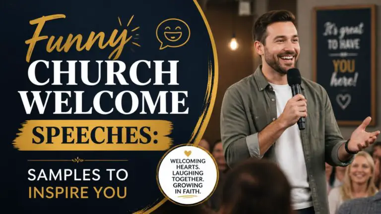 Funny Church Welcome Speeches: Samples To Inspire You