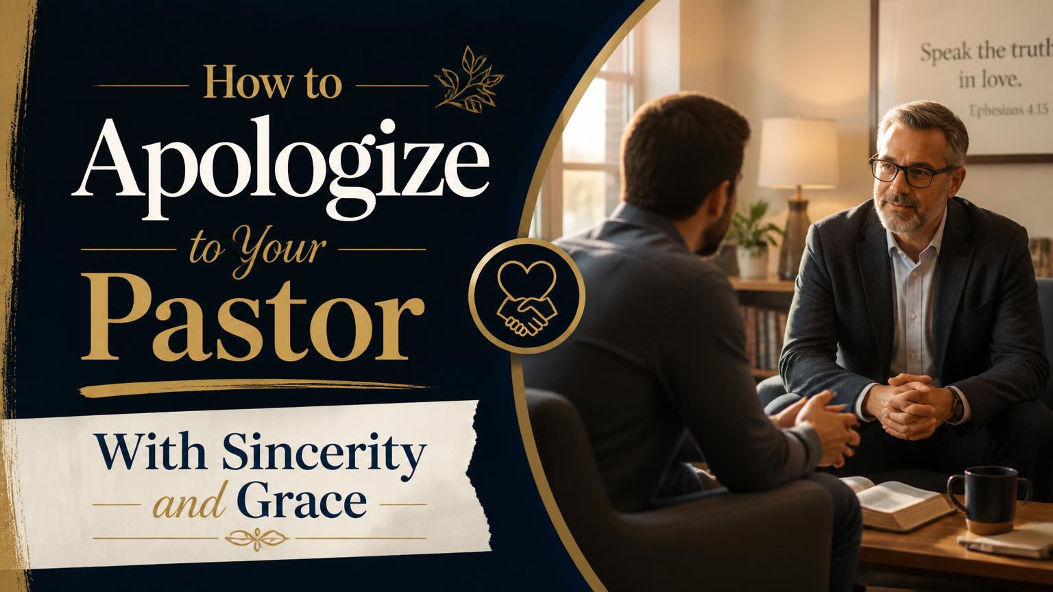 How to Apologize to Your Pastor