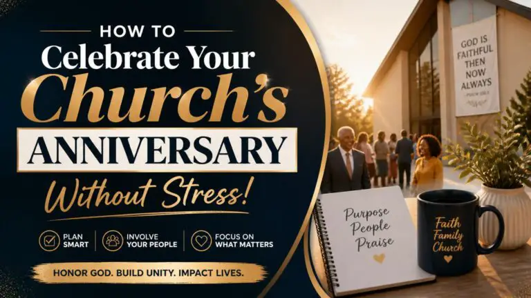 How to Celebrate Your Church’s Anniversary Without Stress!