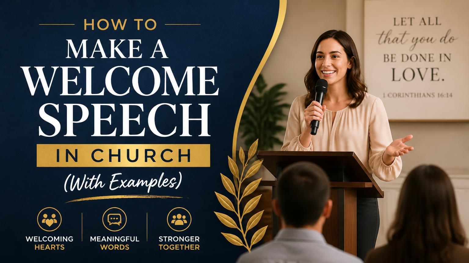 How to Make a Welcome Speech in Church