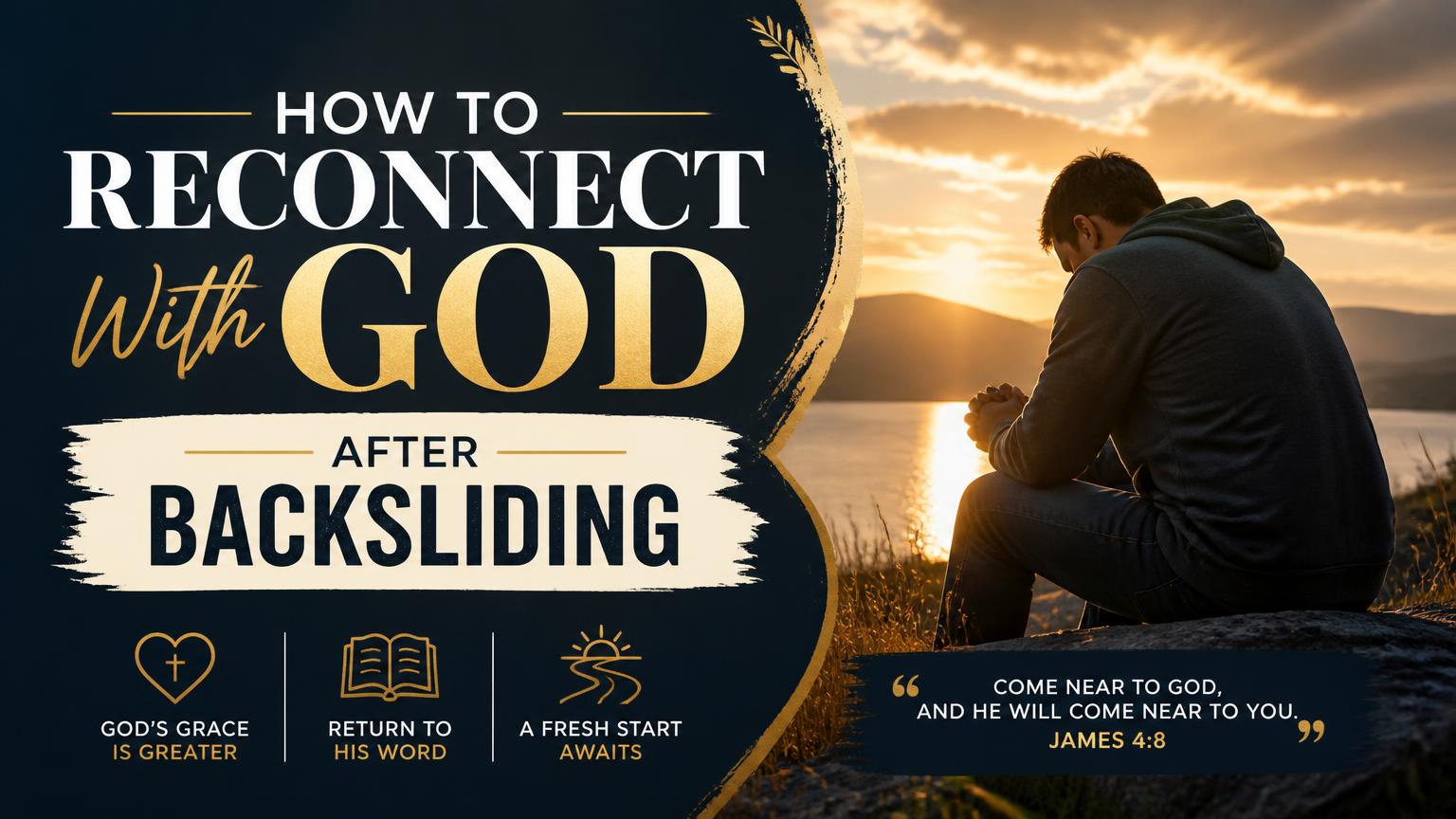 How to Reconnect With God After Backsliding