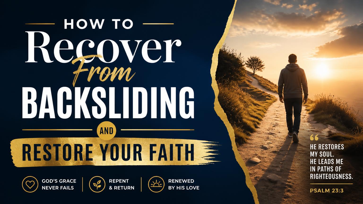 How to Recover From Backsliding