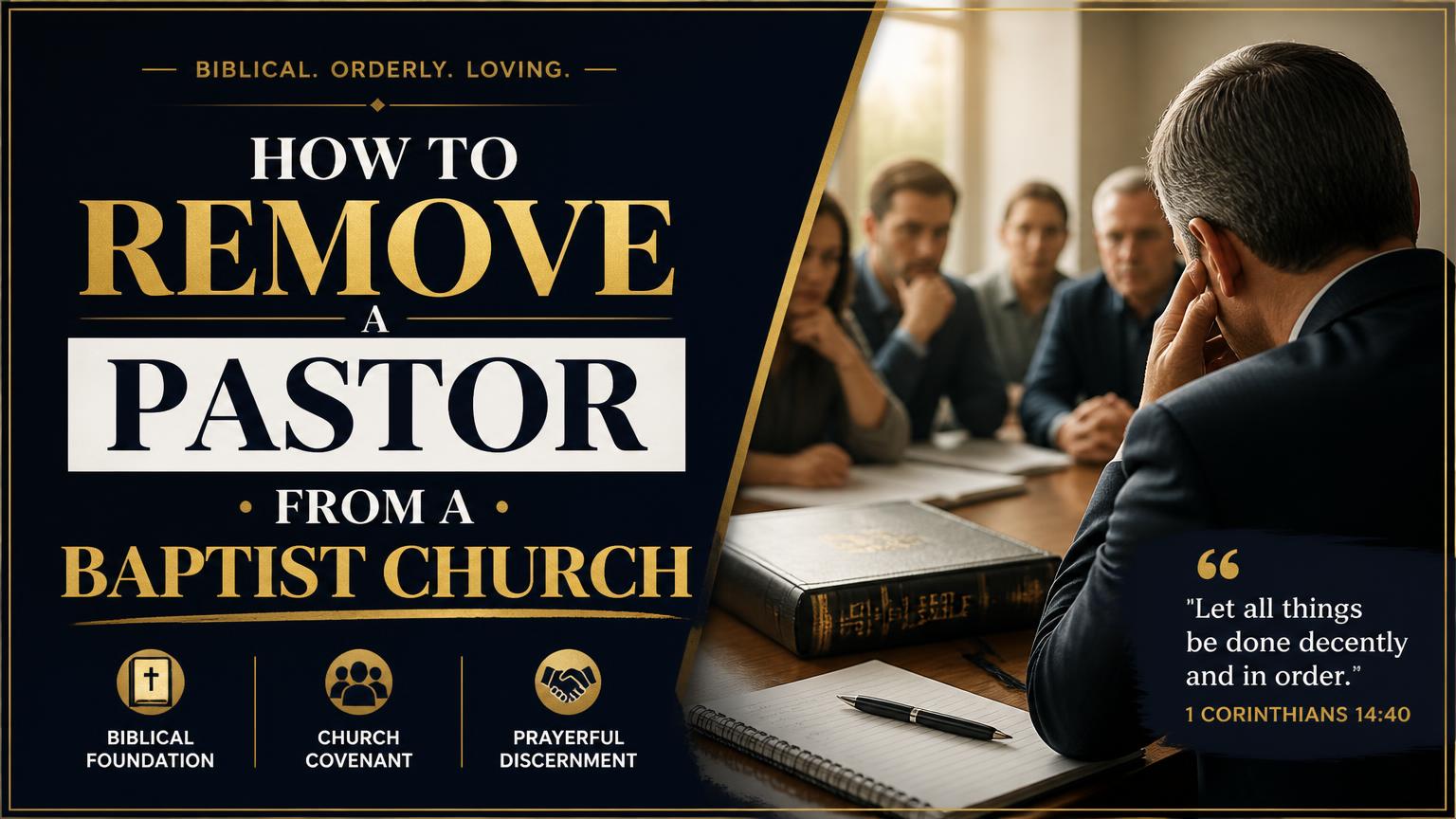How to Remove a Pastor From a Baptist Church