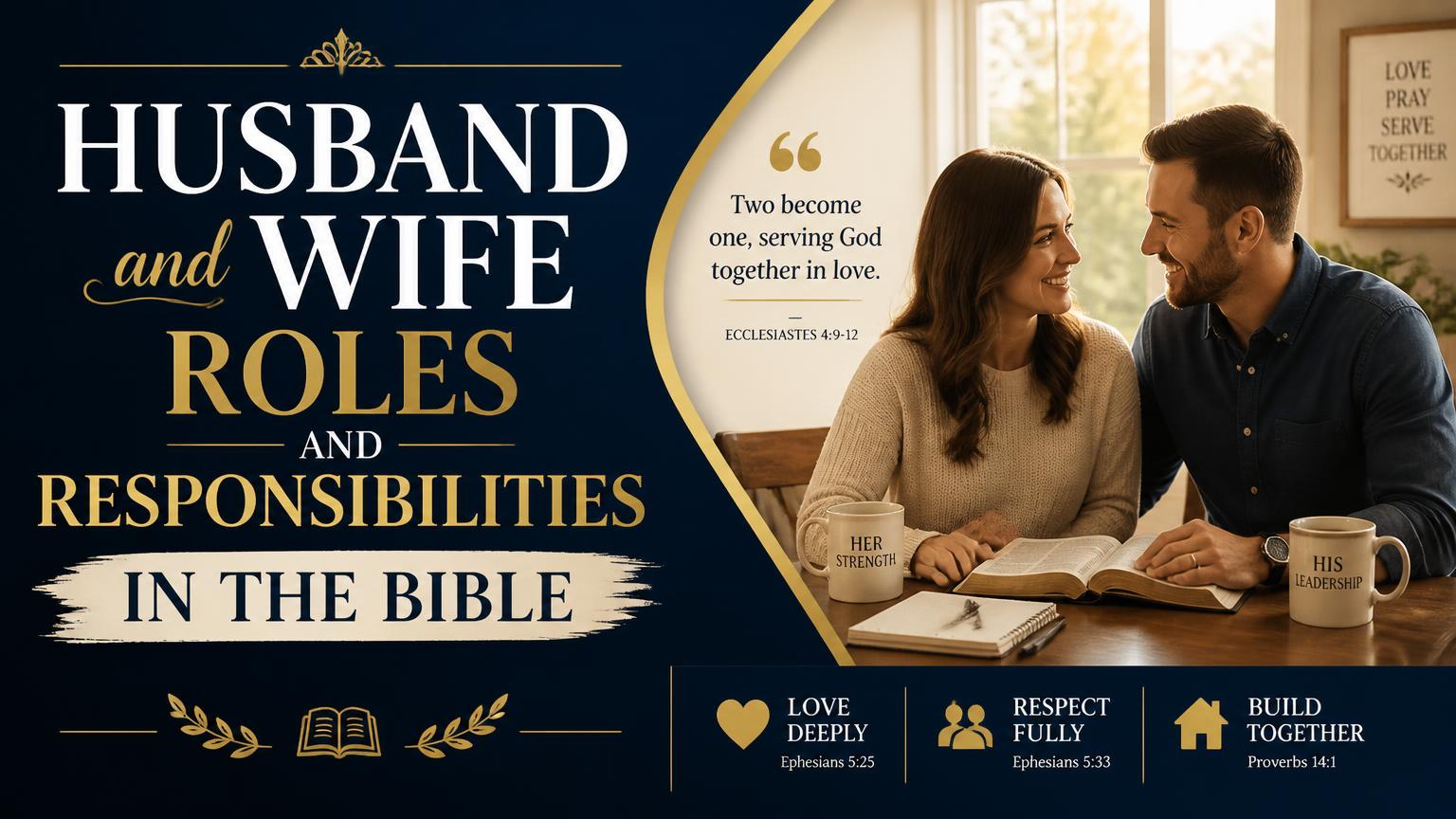 Husband and Wife Roles and Responsibilities in the Bible