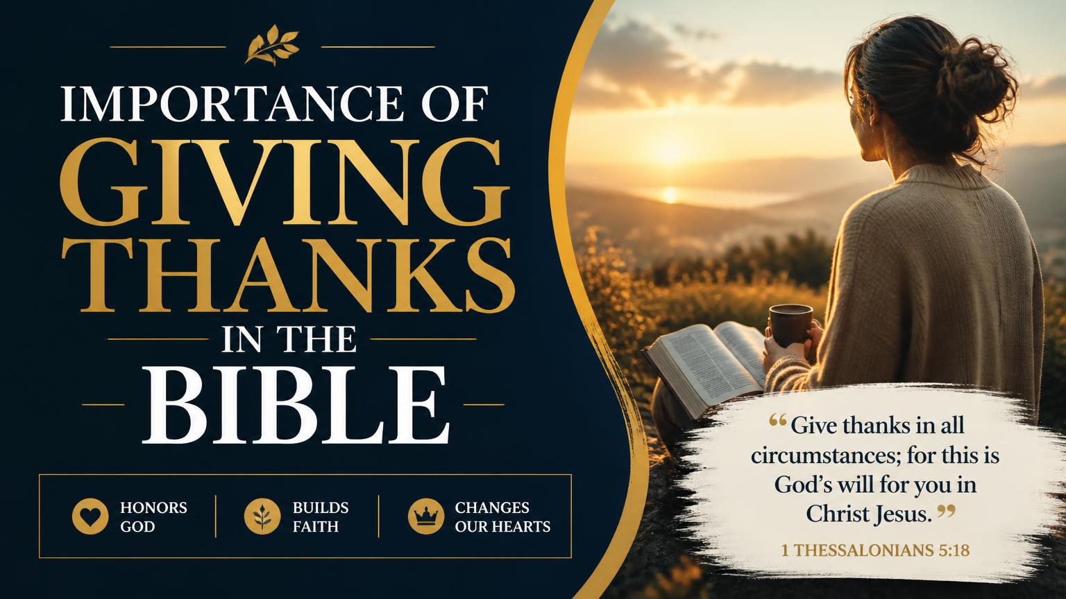 Importance of Giving Thanks in the Bible