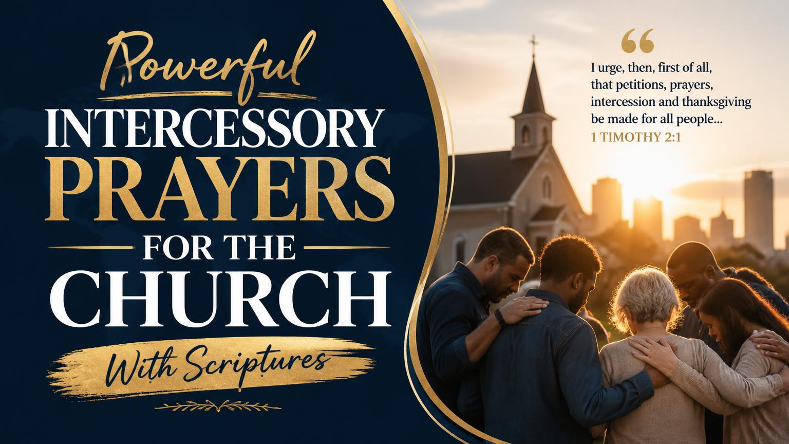 Intercessory Prayer for the Church With Scriptures