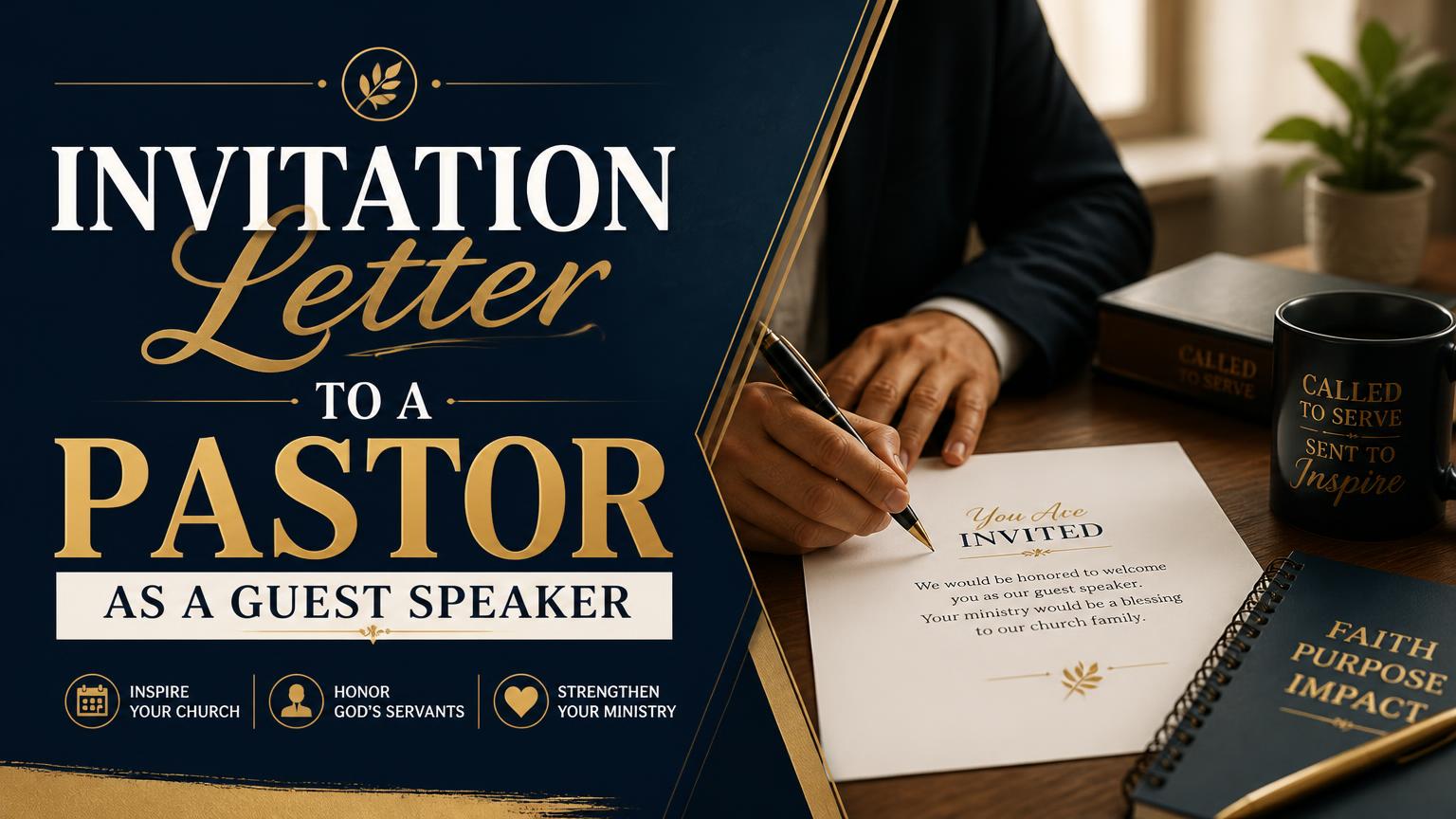 Invitation Letter to a Pastor as a Guest Speaker