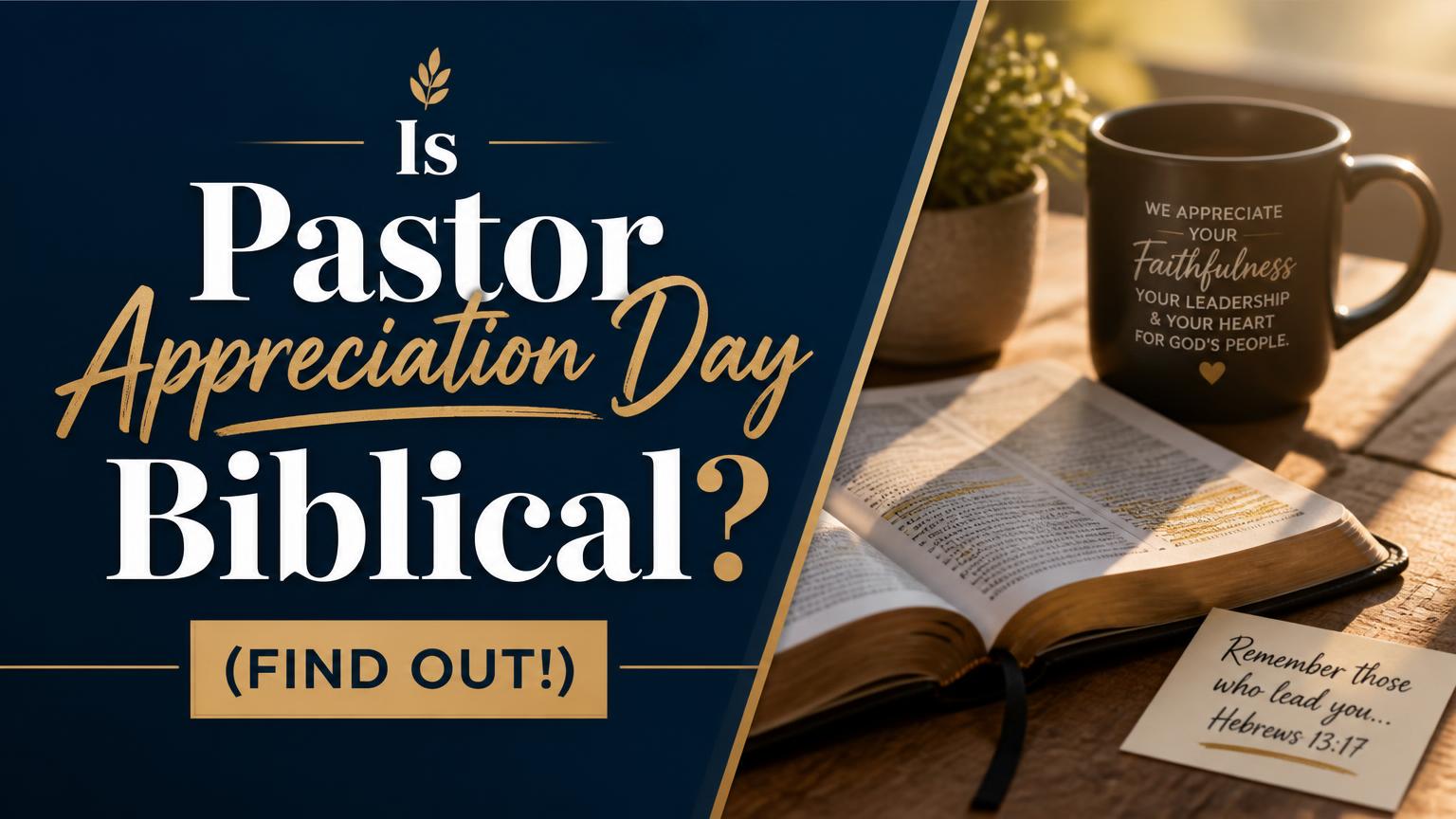 Is Pastor Appreciation Day Biblical