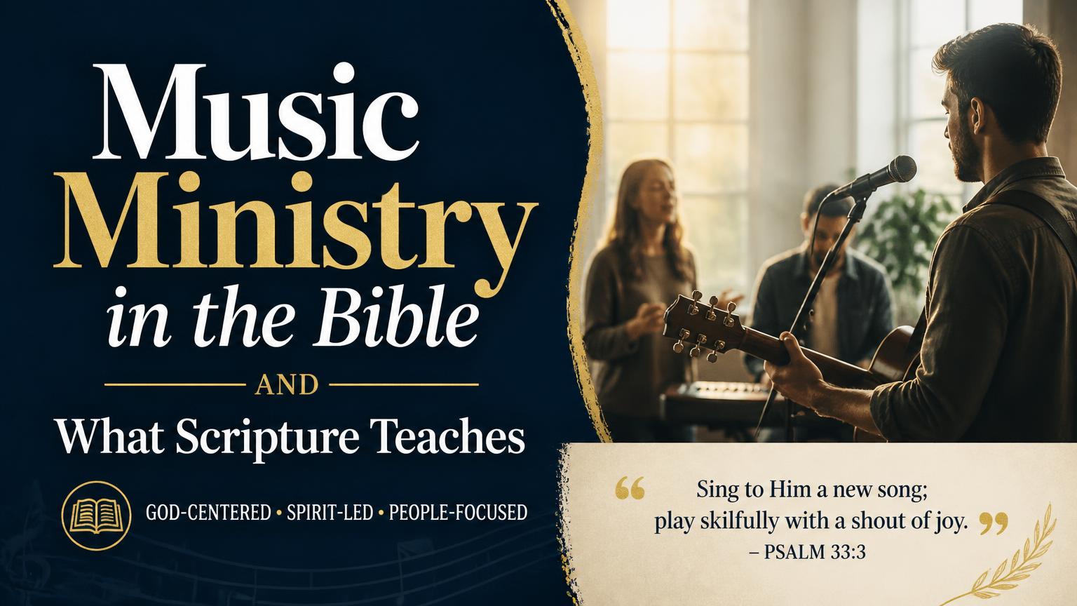 Music Ministry in the Bible