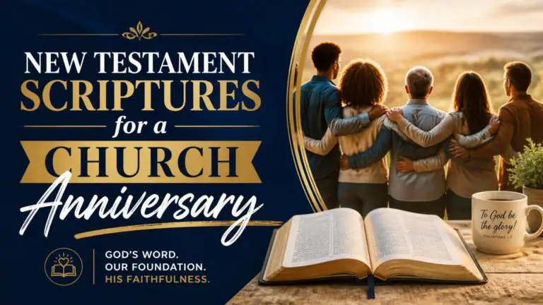 New Testament Scriptures for a Church Anniversary