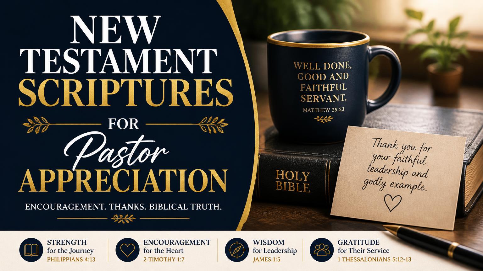 New Testament Scripture for Pastor Appreciation
