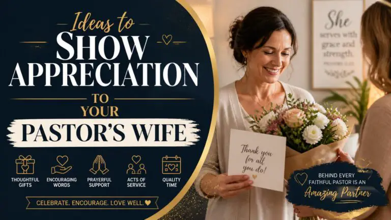 Ideas to Show Appreciation to Your Pastor’s Wife