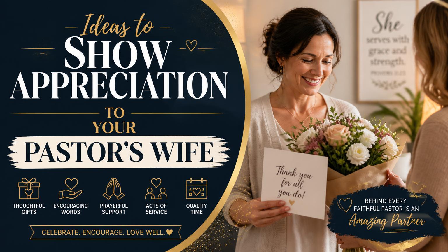 Pastor Wife Appreciation Ideas