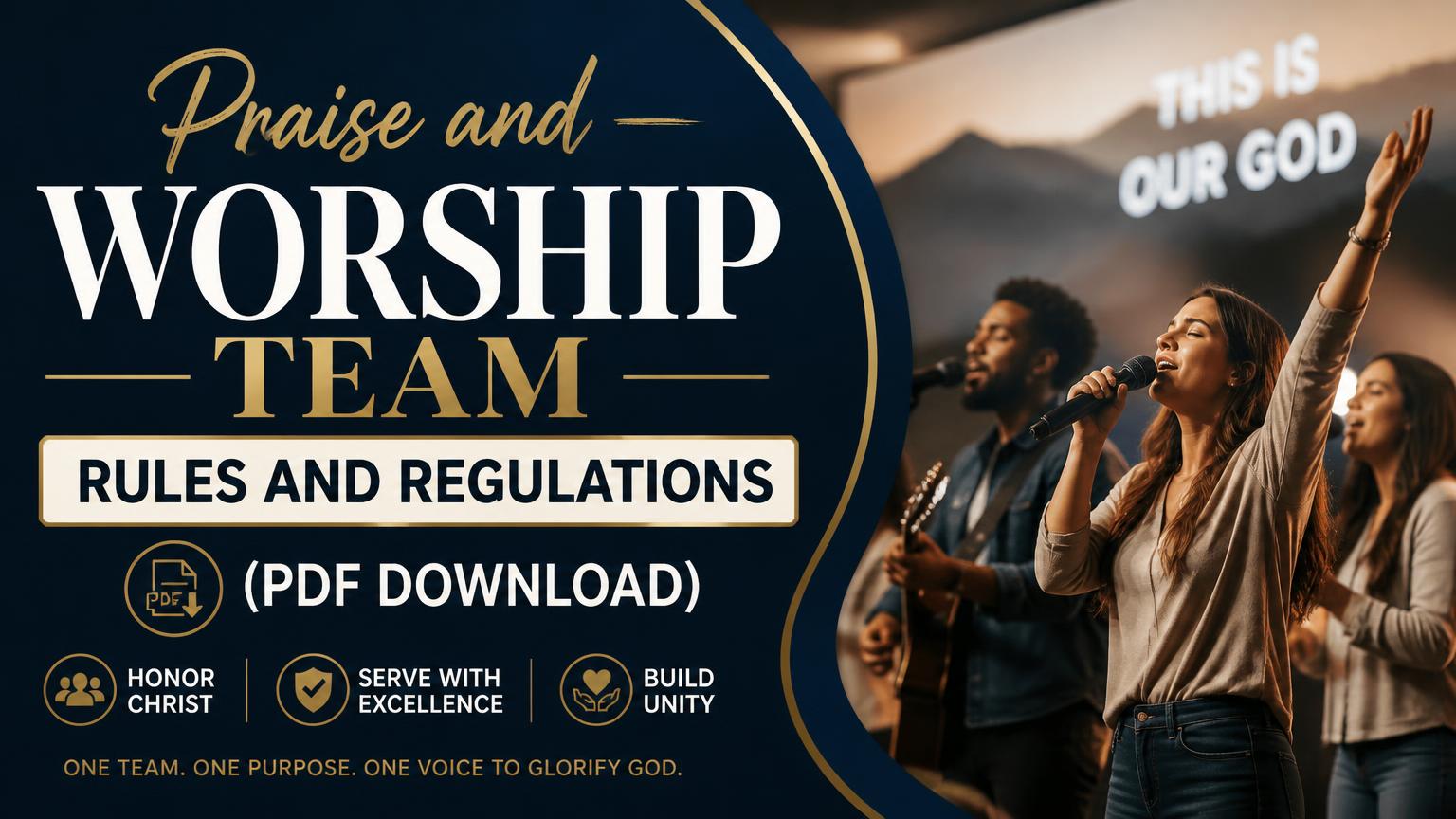 Praise and Worship Team Rules and Regulations PDF