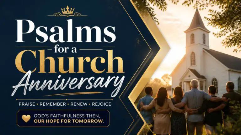 Psalms for a Church Anniversary