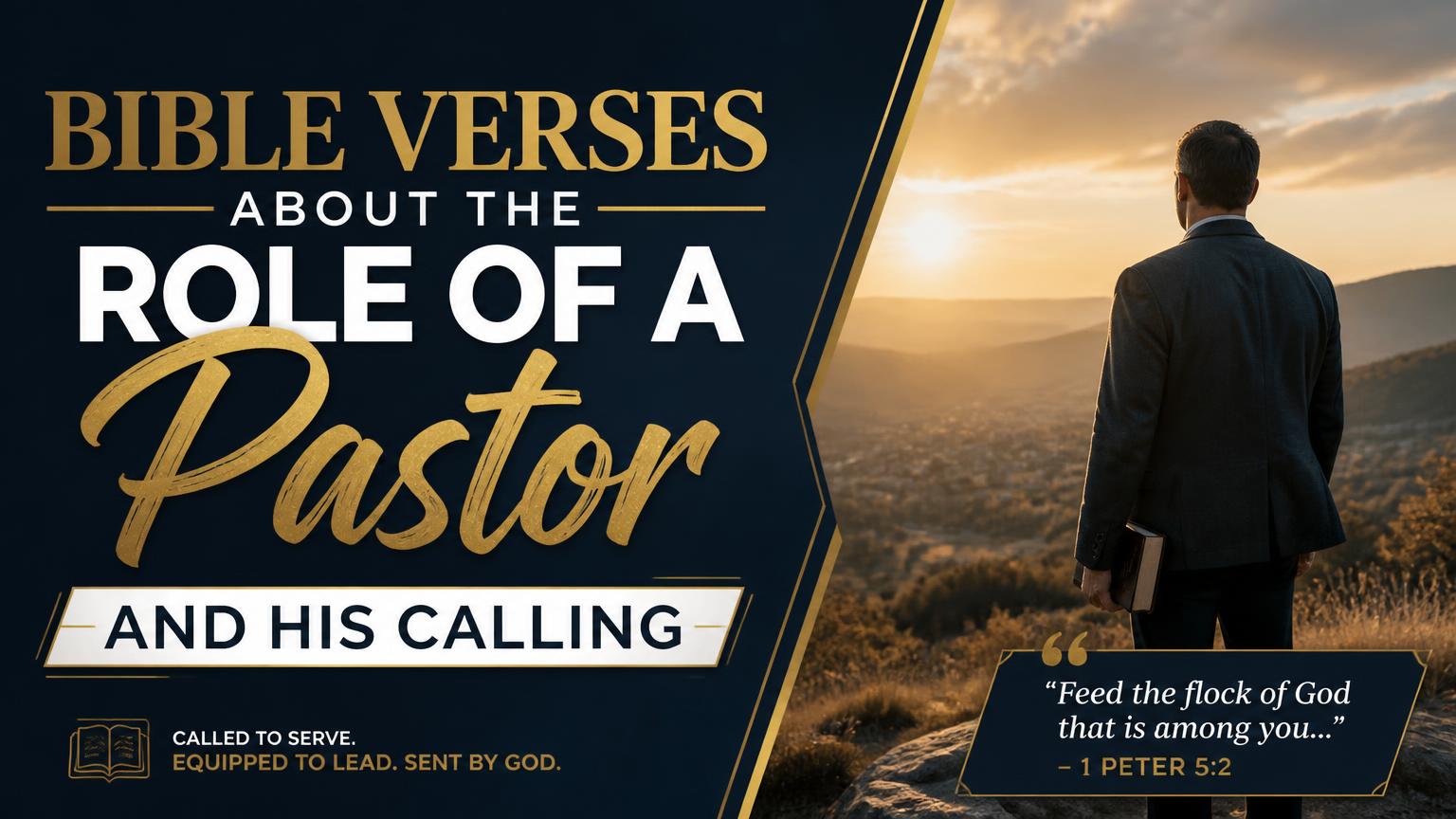 Role of Pastor Bible Verse
