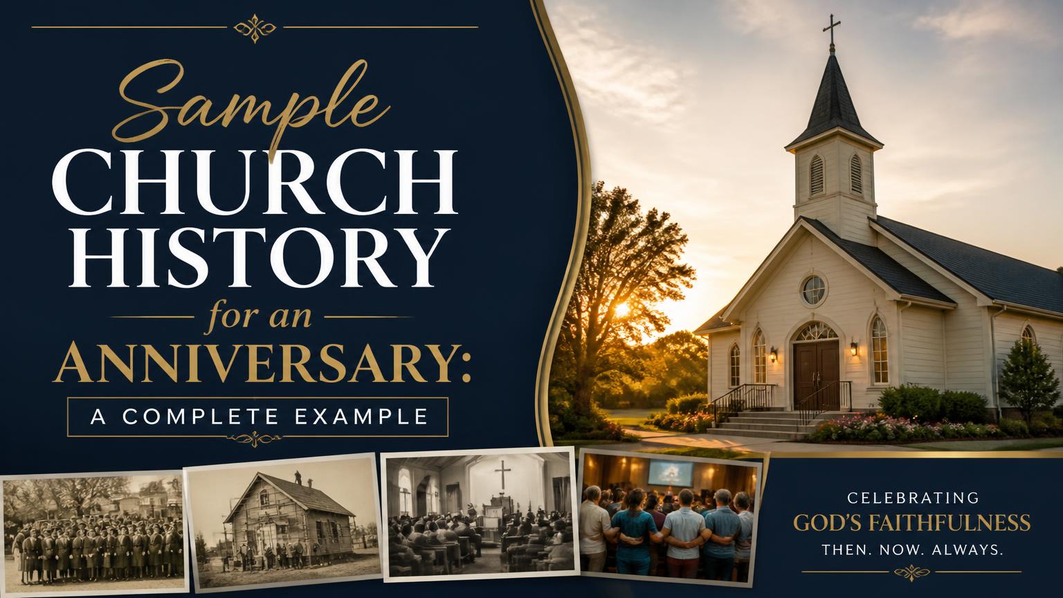Sample Church History for Anniversary