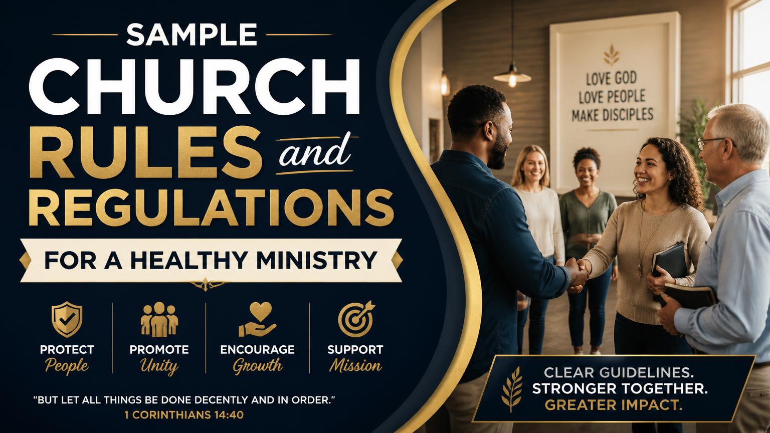 Sample Church Rules and Regulations