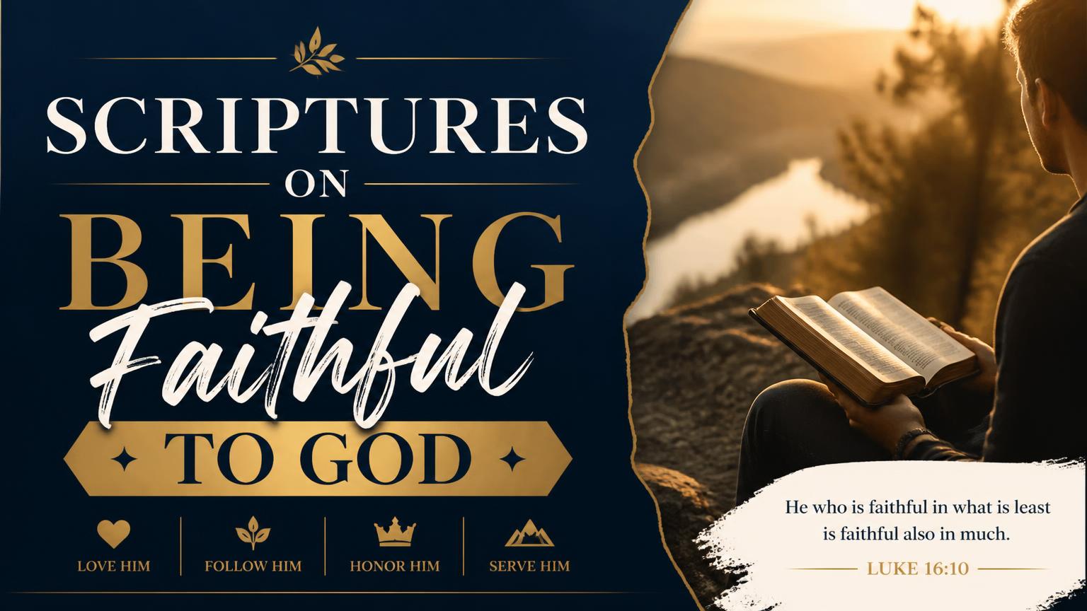Scriptures on Being Faithful to God