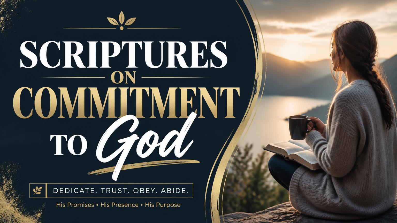 Scriptures on Commitment to God