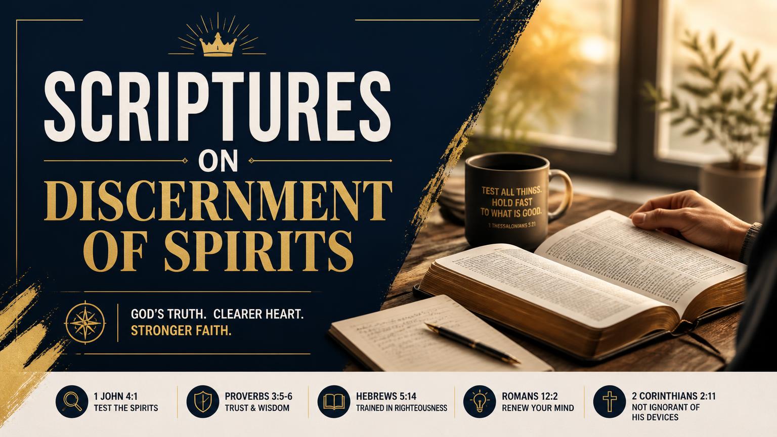 Scriptures on Discernment of Spirits