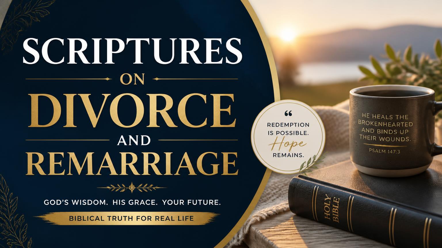 Scriptures on Divorce and Remarriage