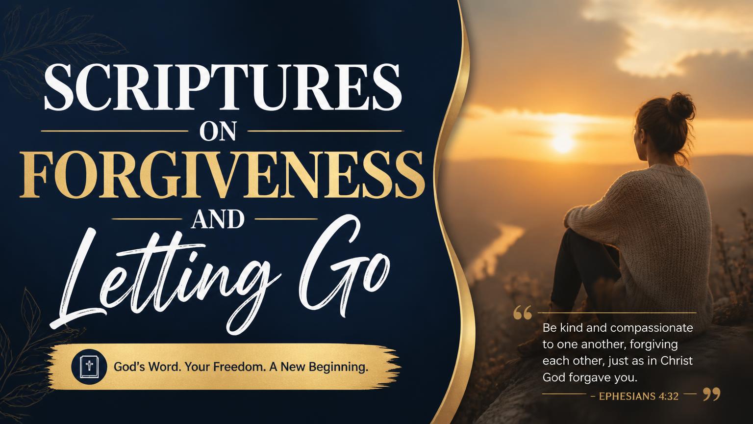 Scriptures on Forgiveness and Letting Go